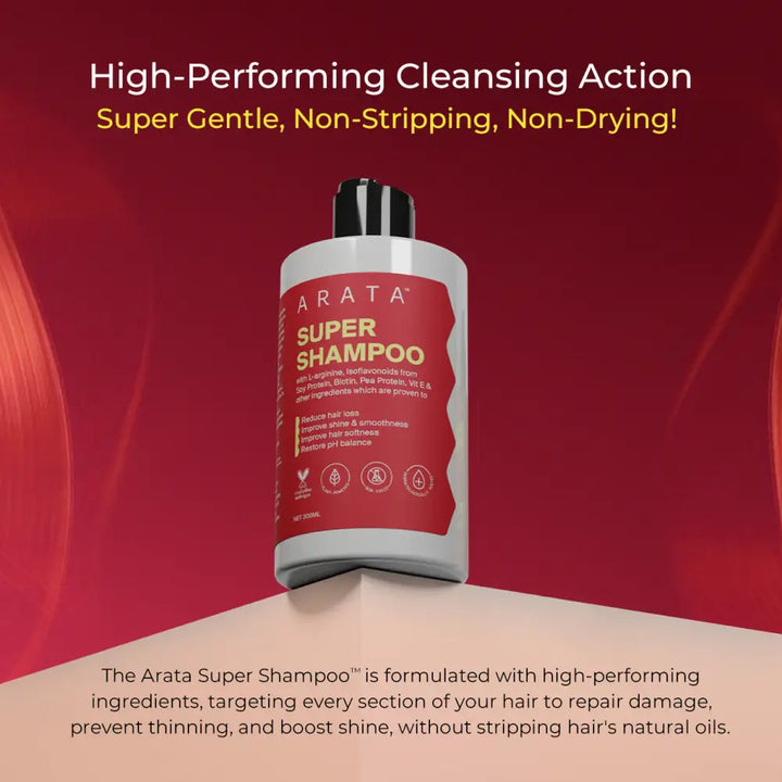 6-in-1 Super Shampoo for Hair Loss Reduction & Damage Repair - 300ml