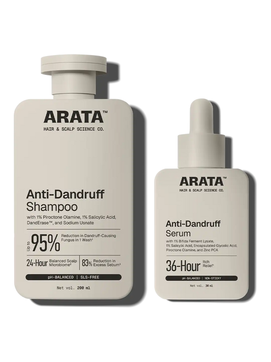 Arata Anti-Dandruff Shampoo & Serum Combo