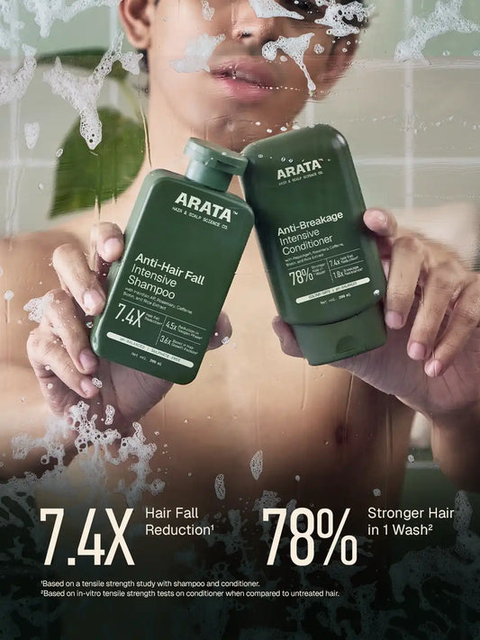 Arata Anti-Hair Fall Shampoo & Conditioner Combo