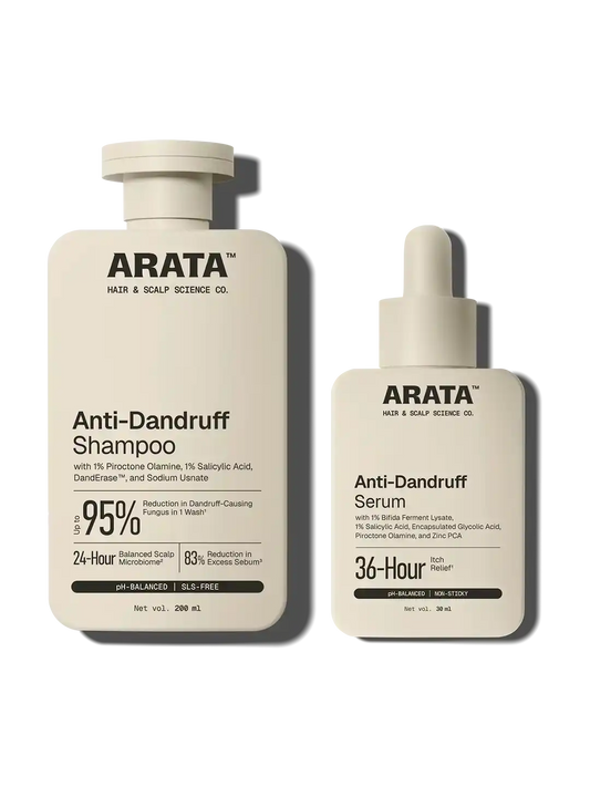Arata Anti-Dandruff Shampoo & Serum Combo