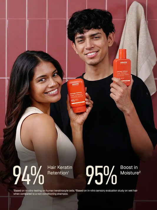 Arata Damage Defence Super Shampoo & Conditioner Combo