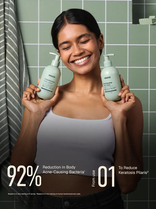 Arata Exfoliating Body Wash & Lotion Duo
