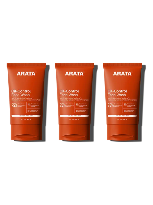 Arata Oil Control Face Wash 100 ml Pack of 3