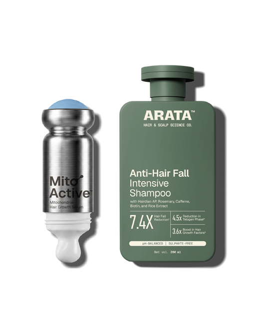 Arata MitoActive + Anti Hair Fall Shampoo Combo