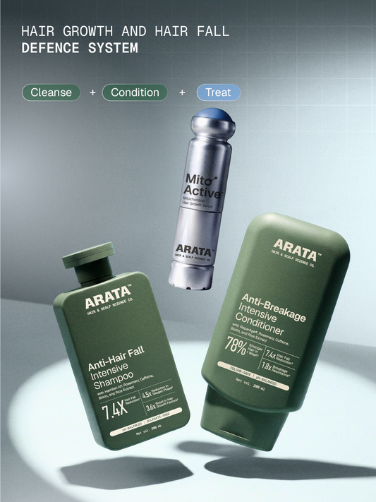 Arata MitoActive + Anti Hair Fall Shampoo & Conditioner Combo