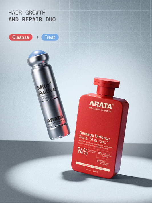 Arata MitoActive + Super Shampoo Combo