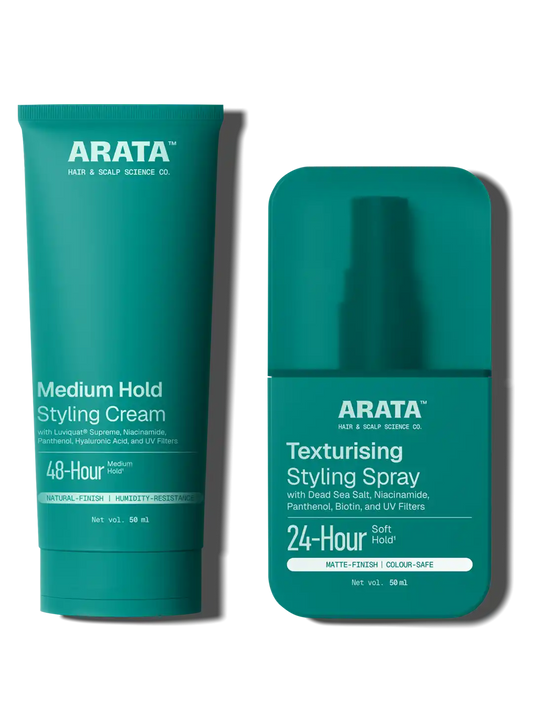 Arata Texturising Styling Spray & Styling Cream Combo