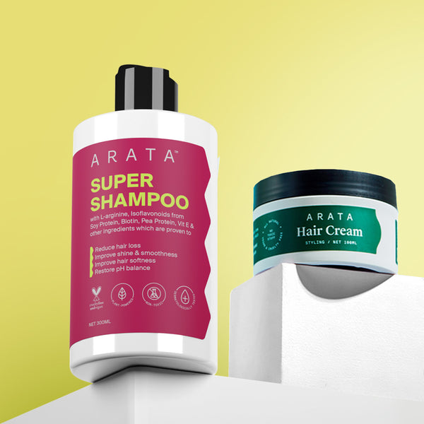 Daily Nourishment Combo - Super Shampoo 300ml + Styling Hair Cream 100g