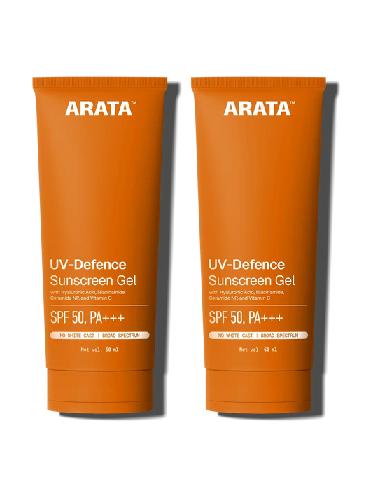 Arata UV Defence Sunscreen Gel 50 ml Pack of 2