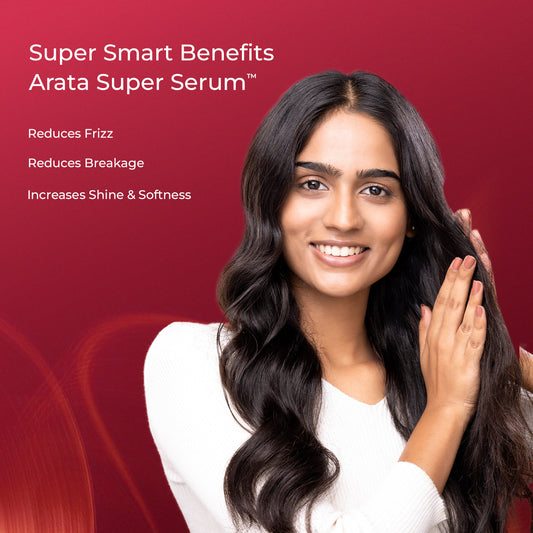 Ultralight Super Serum for Frizz & Damage Control with Jojoba Oil & Vitamin E- Travel Pack - 30ml