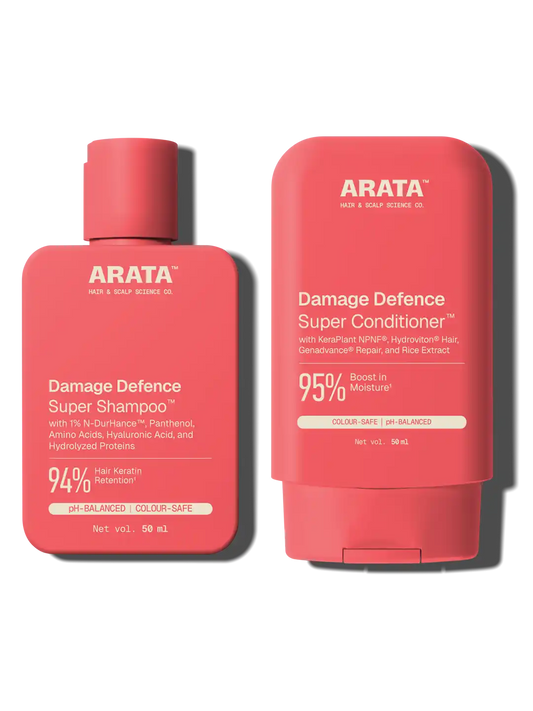 Arata Damage Defence Super Shampoo & Conditioner Combo