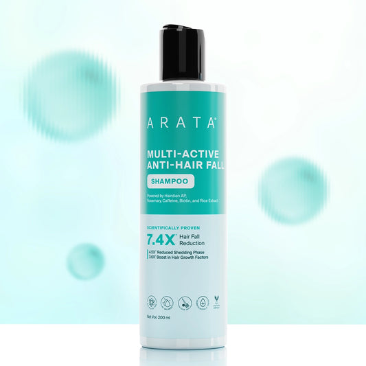 Multi-Active Anti-Hair Fall Shampoo for Hair Thinning & Hair Fall Reduction | Powered by Hairdian AP, Caffeine, Biotin, and Rosemary