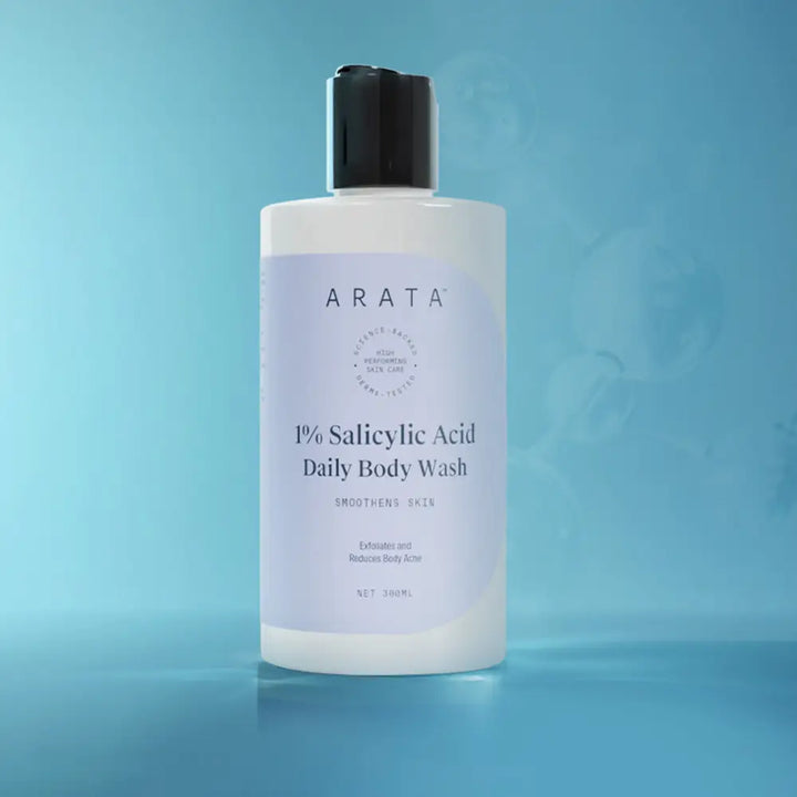 Arata 1% Salicylic Acid Daily Body Wash 300 ML BYOB