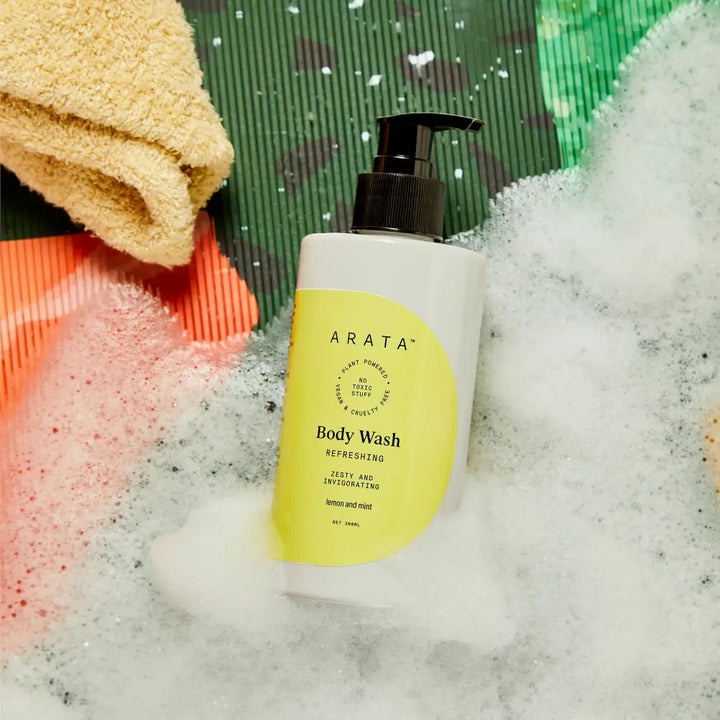 Arata Refreshing Body Wash (Lemon & Mint) BYOB