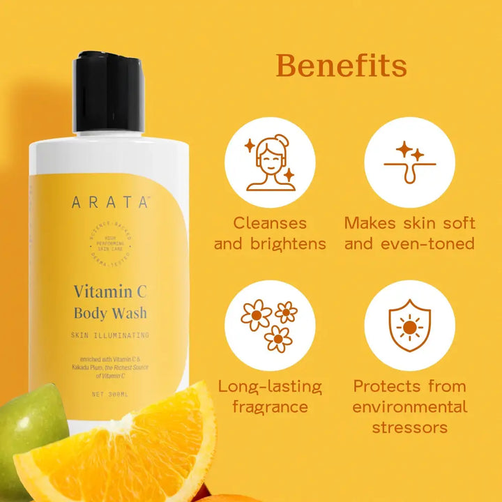 Arata Vitamin C Body Wash 300 ML BYOB