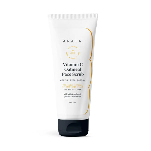 Arata Vitamin C Oatmeal Face Scrub BYOB