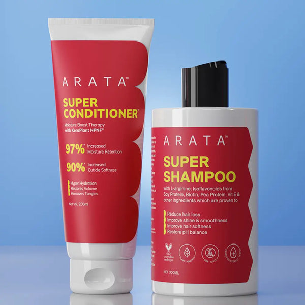 Super Shampoo + Super Conditioner Value Combo Damage Protection | Anti Frizz | Intense Hydrating - 300ML + 200ML