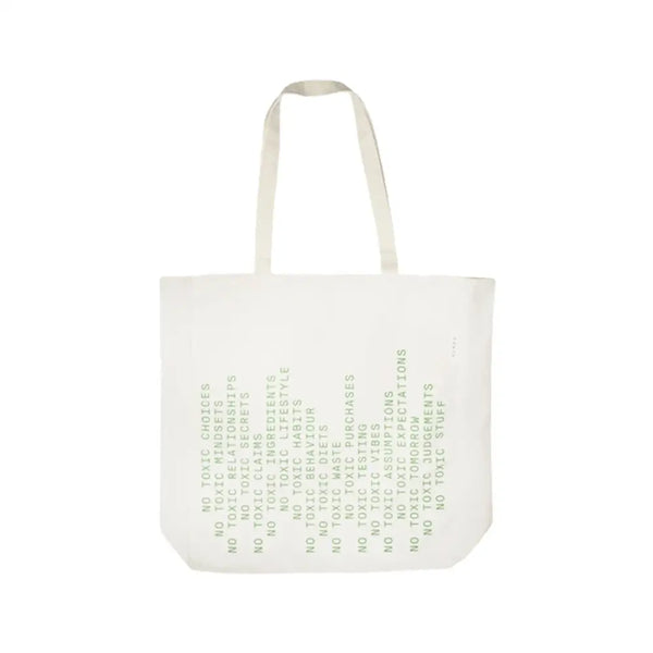 No Toxic Stuff Tote Bag