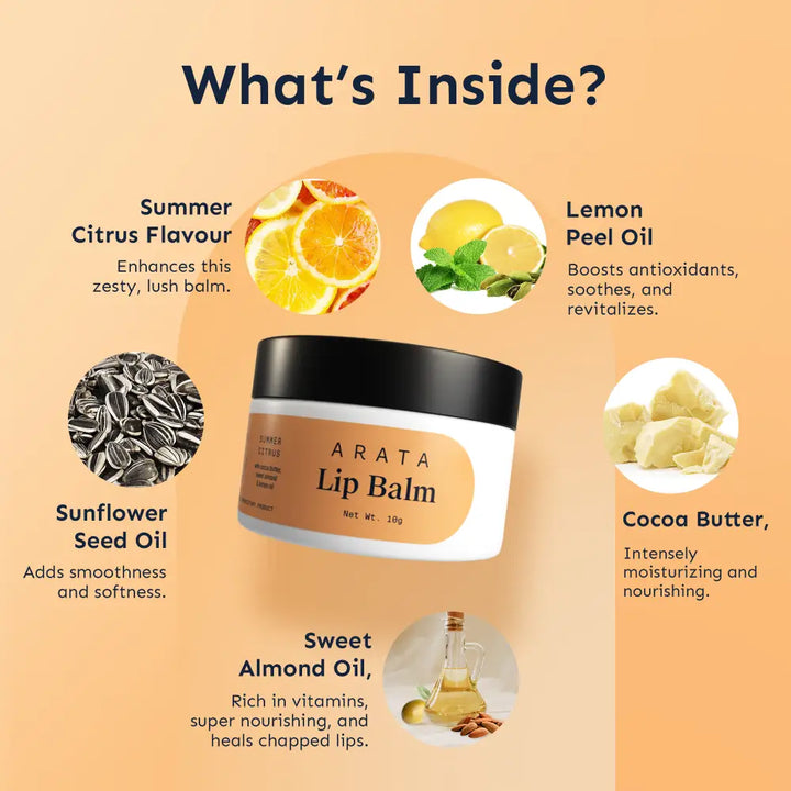 Summer Citrus Lip Balm - 10g