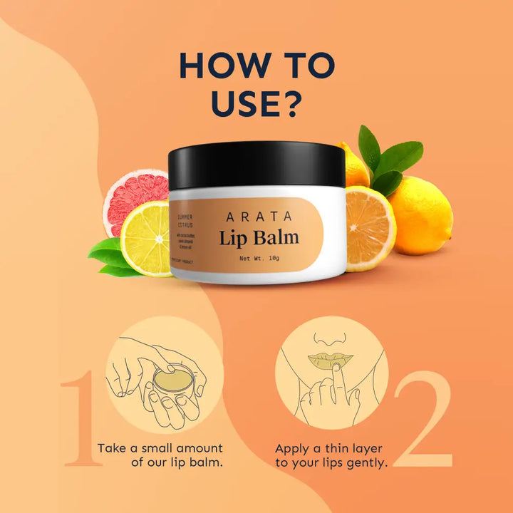 Summer Citrus Lip Balm - 10g