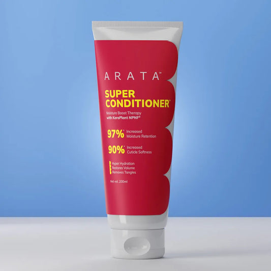 Arata Vegan Keratin & Rice Water Super Conditioner» for Dry, Frizzy & Damaged Hair 200ml