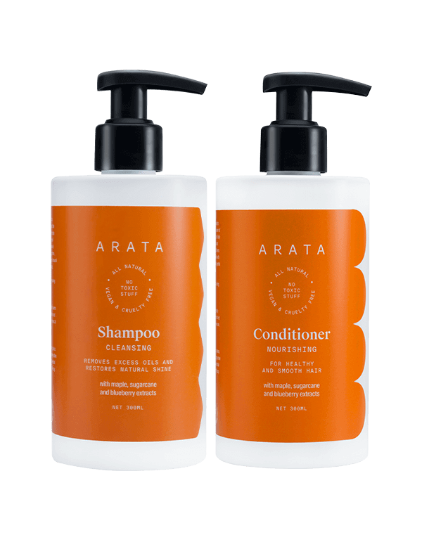 Arata Happy Hair Duo (Shampoo & Conditioner)